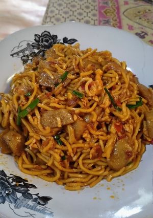 Foto resep Mie kuning basah goreng