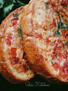 A picture of Spicy Bread Omelette #charityrecipe.