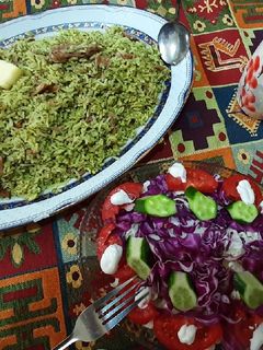 عکسی از دستور شوید پلو