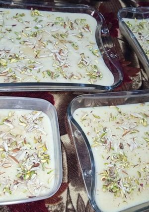 A picture of ALU ke kheer My creation.
