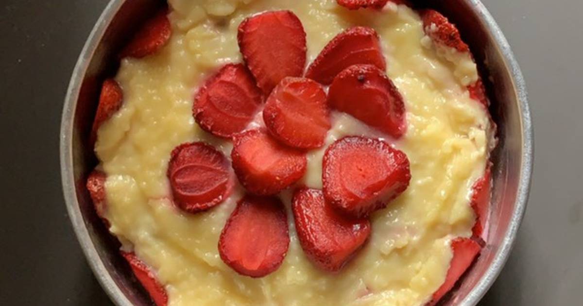 Resep Strawberry cheesecake (No mixer No oven oleh Nelsa Walaney Cookpad