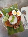 Malaysian nasi lemak