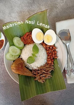 Foto resep Malaysian nasi lemak