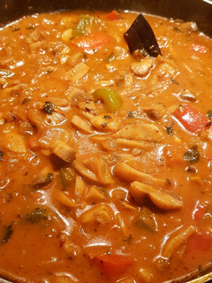 A picture of Mushroom Masala.