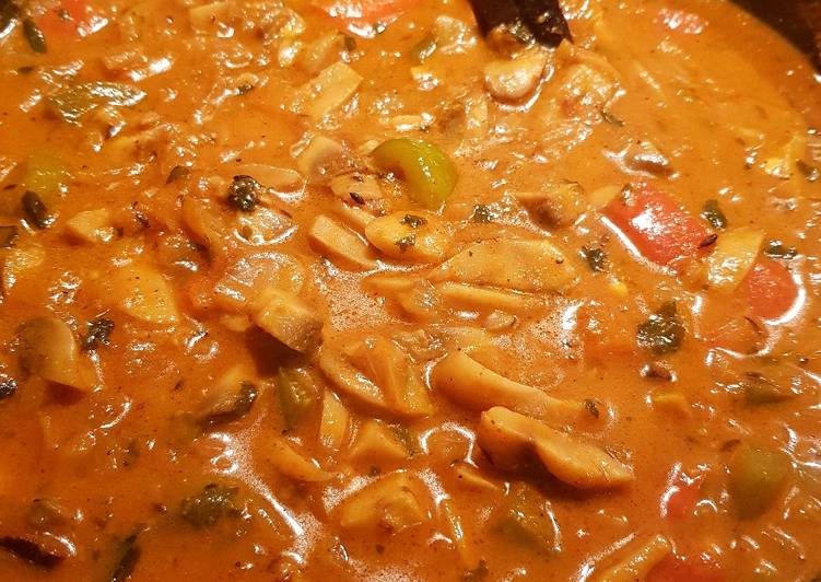 Recipe of Any-night-of-the-week Mushroom Masala