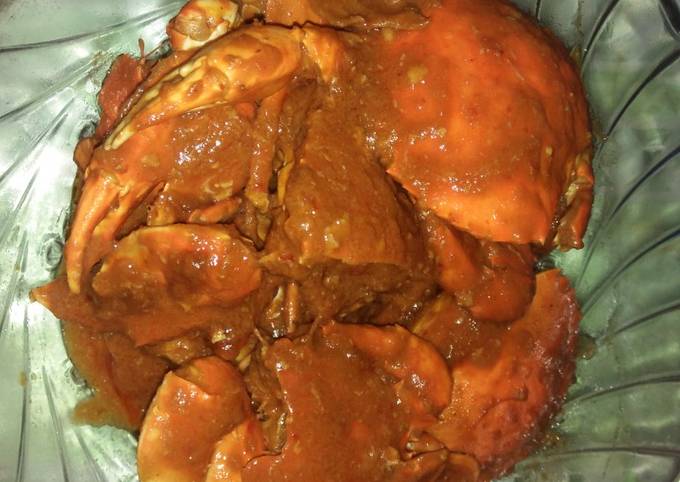 Kepiting asam manis ala saya