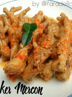 Foto resep Ceker Pedas Mercon