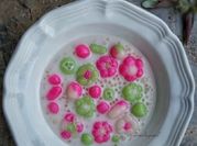 Gambar bubur tepung pulut