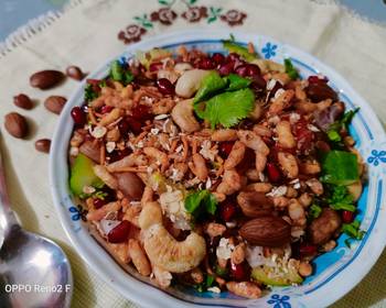 Easy Fast Cooking Oats and puffed rice bhel Most Delicious