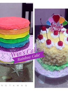 Foto resep Rainbow Cake Kukus (3)