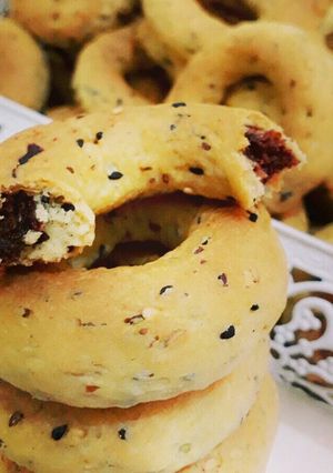 صورة لوصفة طريقة عمل الكعك الفلسطيني 😋😋