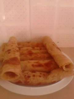 A picture of Soft layered chapati.