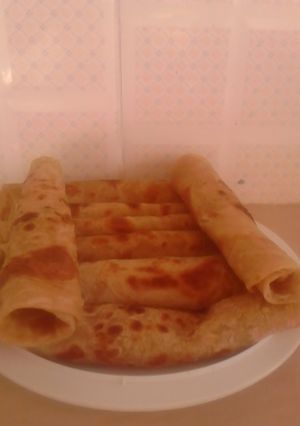A picture of Soft layered chapati.