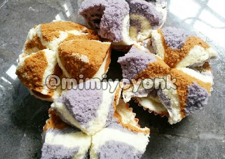 Resep Roti kukus / bolu kukus tanpa soda Anti Gagal