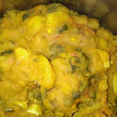 A picture of Yam poridge.
