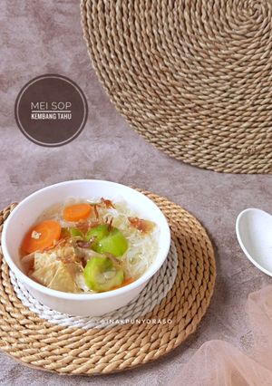 Foto resep Mie Sop Kembang Tahu