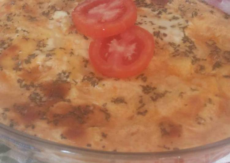 Resep Cheesy baked potato makaroni, Lezat Sekali