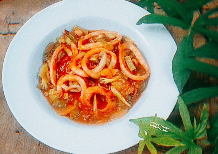 Cumi saus asam manis