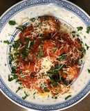 Easy Hearty Spaghetti with Italian Meatballs