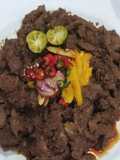 Sate Kambing Maranggi (Tanpa Tusuk) Dengan Sambal Kweni Kecap