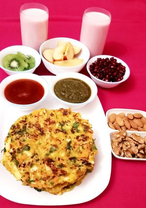 A picture of Vegetable Pancake.