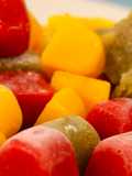 Cubos de Espumante e Frutas