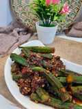 Okra (Ocra) Saus Cabe Kering ala Malaysia