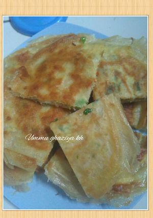 Foto resep Martabak telur Isi bakso
