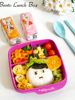 Foto resep Bento Lunch Box a.k.a Tumis Buncis Putren Jagung
