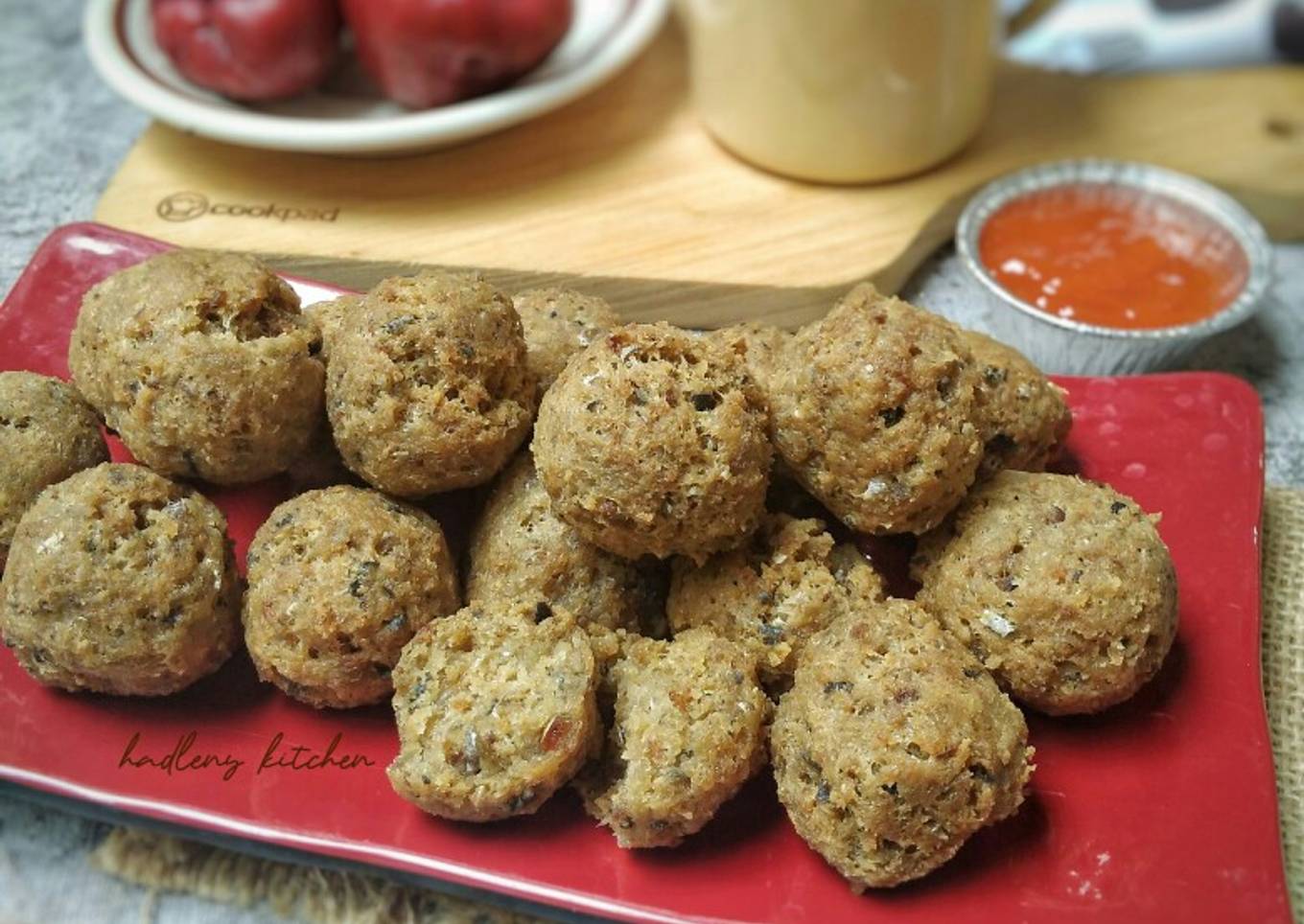 Bakso Goreng Kulit Tenggiri (bumbu instan)