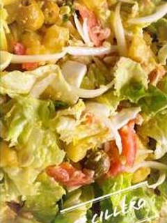 Una foto de Vinagreta de patatas