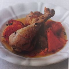 A picture of Garlic and Chilli Chicken with Honey Sweet Potato.