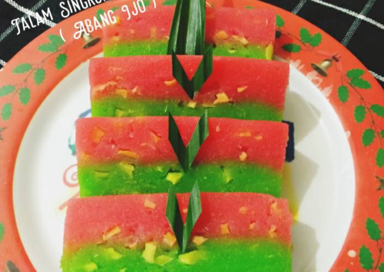 Talam Singkong Bang Jo (Abang Ijo)