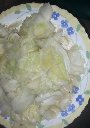 簡單炒高麗菜 的食譜成品照片