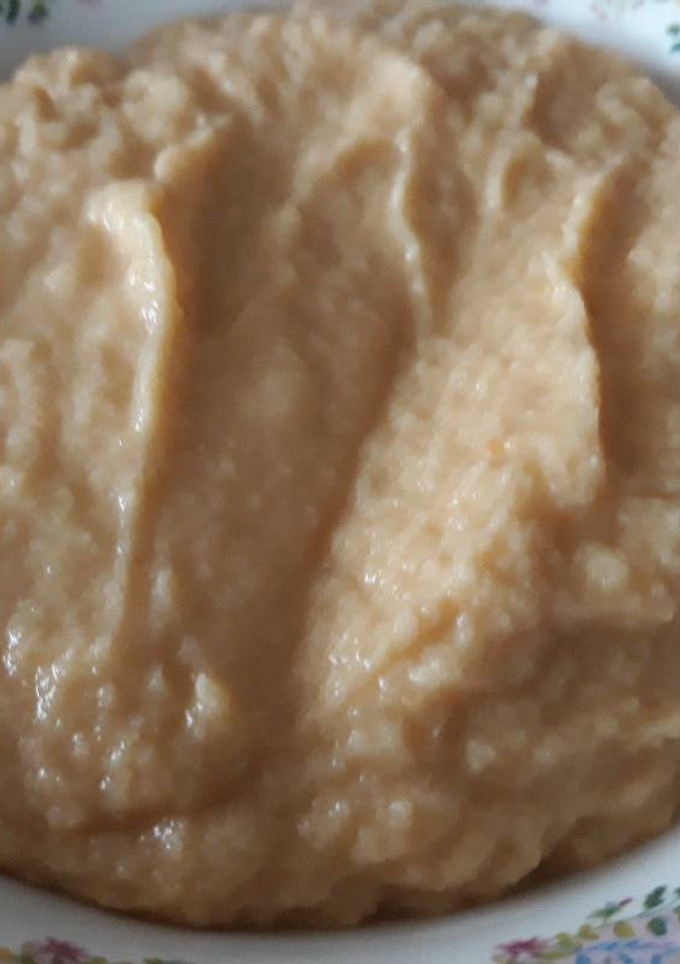 Una foto de Puré de salmón con patatas (para bebé)