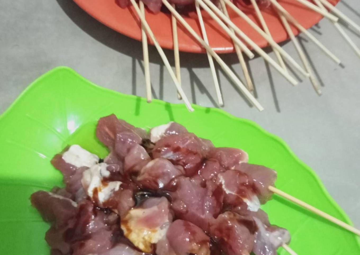 Sate kambing sederhana