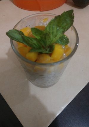 Una foto de Tapioca Con Mango