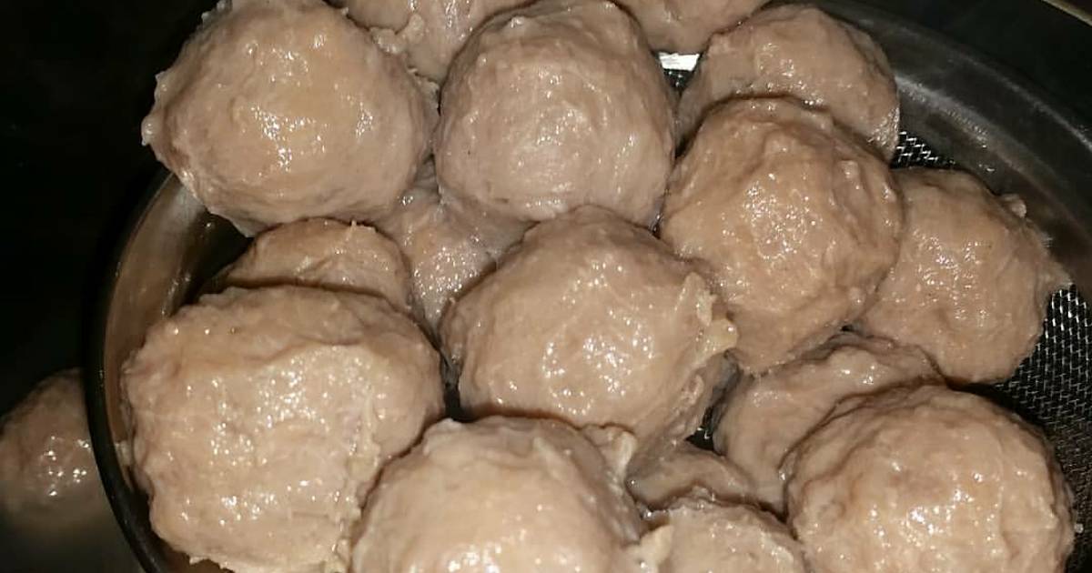 Resep Bakso Sapi Kenyal Oleh Dewi Cahyani Cookpad