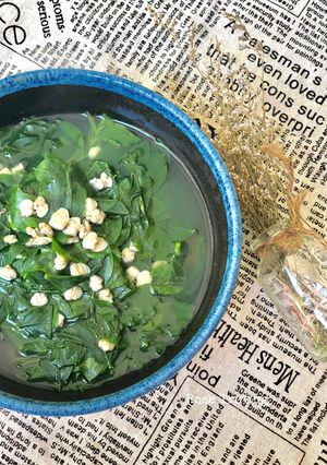 Hình của món Canh Rau Ngót Nấu Hến.
