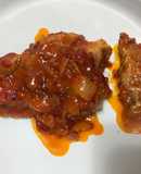 Costillas de cerdo en salsa barbacoa