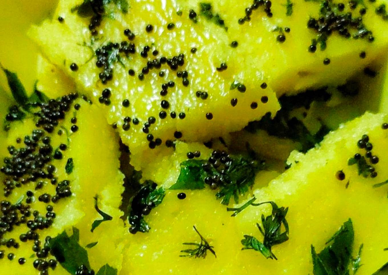 Chana Daal Dhokla (Lentil Dhokla)