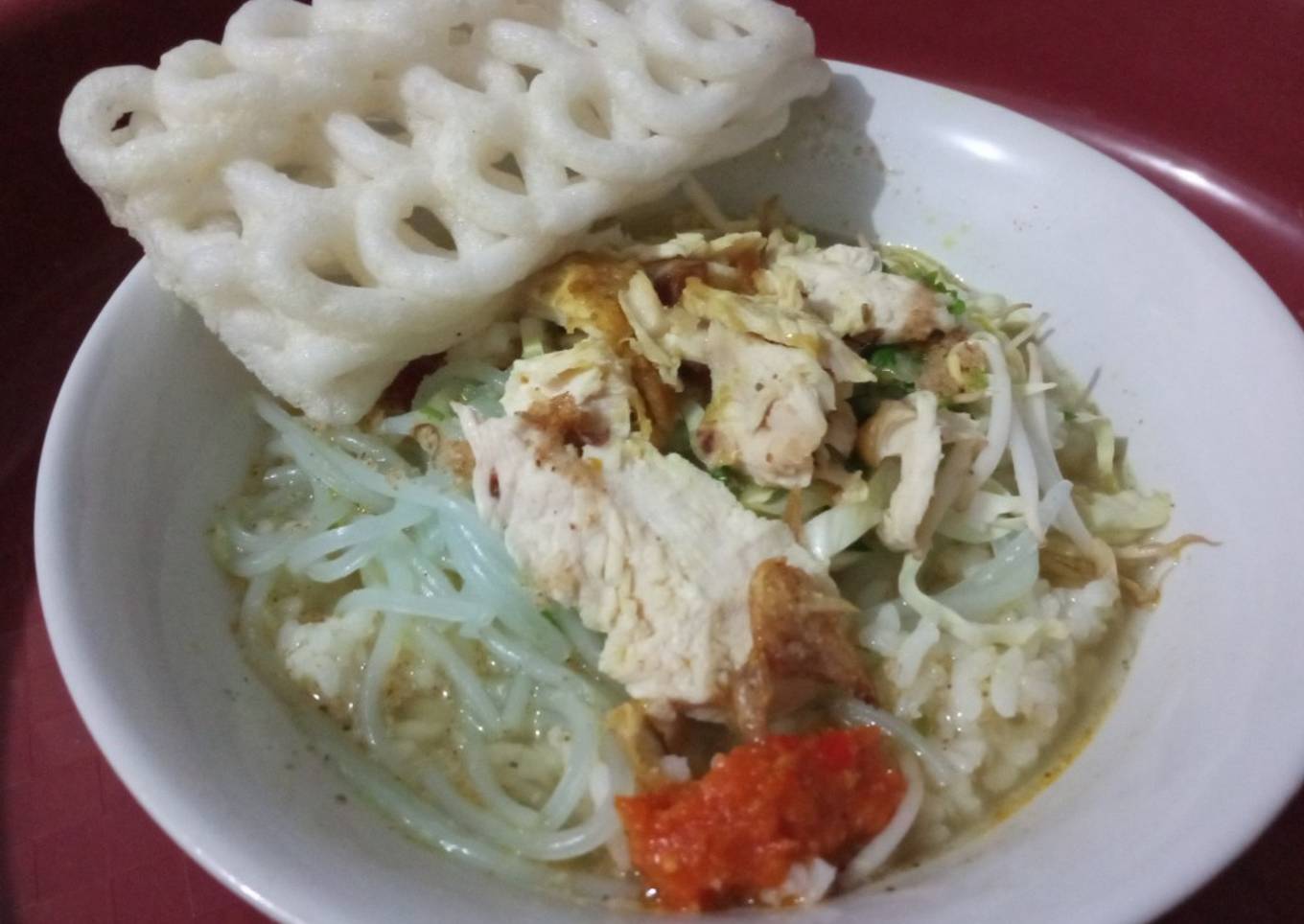 Soto ayam kuah bening