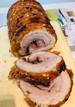 รูปของ หมูกรอบม้วน(ชาชู)
