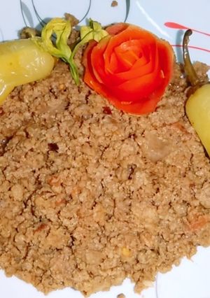 A picture of Mazaydar Karahi keema.