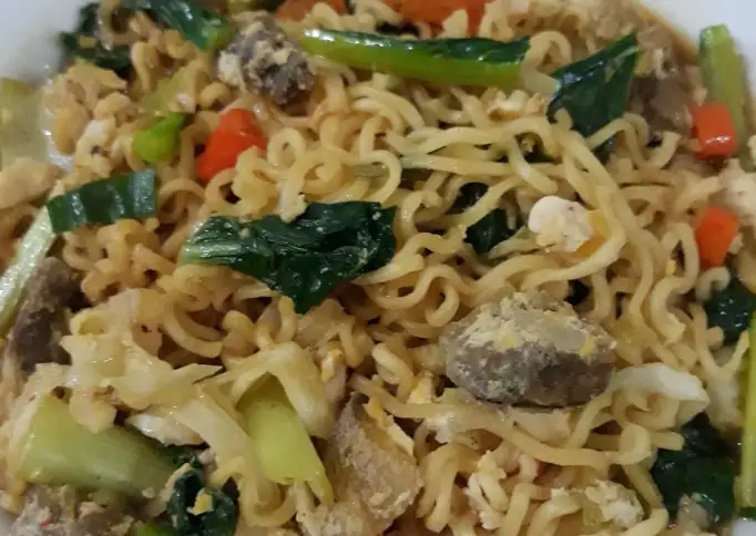 Cara Gampang Membuat Mie nyemek jawa nona mele yang Enak Banget