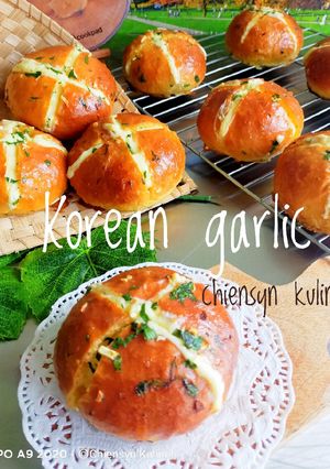 Foto resep Korean garlic cheese bread