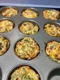 Cheesy Spinach and Egg Muffins