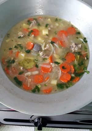 Foto resep Sup ayam ala fhani