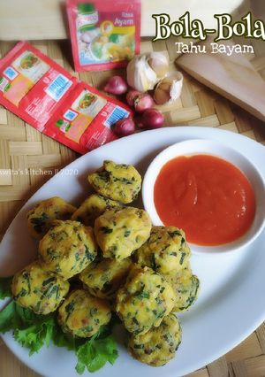 Foto resep Bola-Bola Tahu Bayam