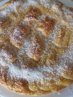 Una foto de Torta matera con crema pastelera